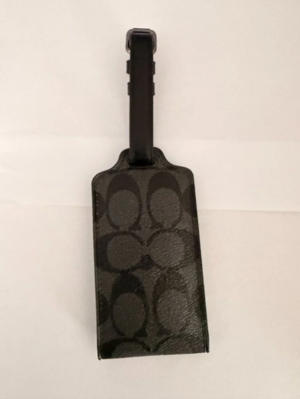 COACH Unisex Luggage Tag in Signature Canvas NWT